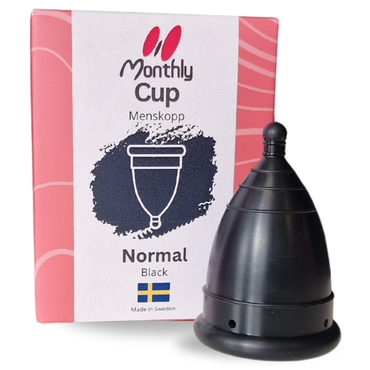 MonthlyCup normal black menstruationskop