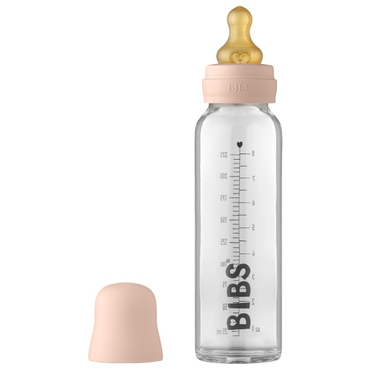 BIBS glas sutteflaske blush