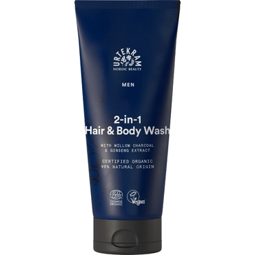 Urtekram Men 2 in 1 Hair & Body Wash
