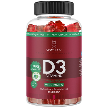 VitaYummy D3 Vitamins Raspberry