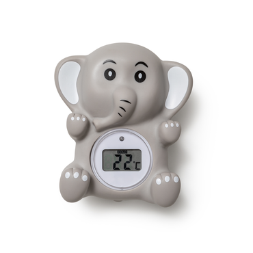 Oopsy Bad Og Rumtermometer Elefant Grå