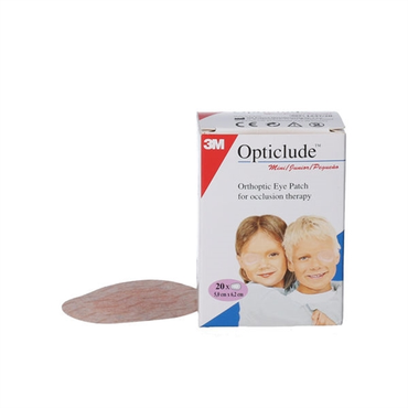 3M Opticlude Ovalt Mini skeleplaster