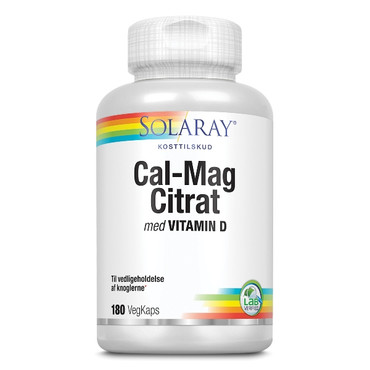 Solaray Cal-Mag Citrat D-vitamin
