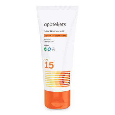 Apotekets Solcreme Ansigt SPF 15