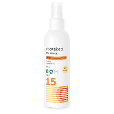 Apotekets Solspray SPF 15
