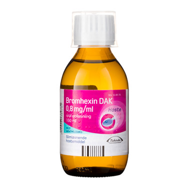 Bromhexin Oplosning Slimlosnende Hostemiddel 150 Ml