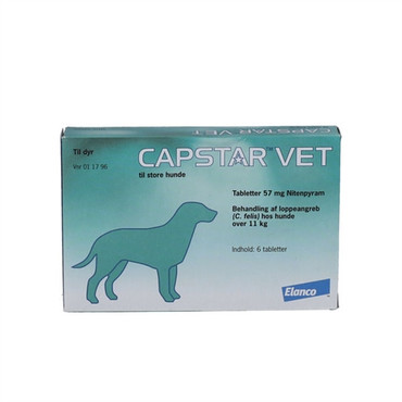 Capstar Vet Hunde > 11 kg 6 stk | til hund | 57 mg