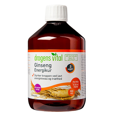 Drogens Vital Ginseng Energikur