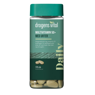 Drogens Vital Multivitamin Med Urter 50+