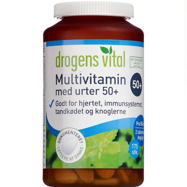 Drogens Vital Multivitamin Urter 50+