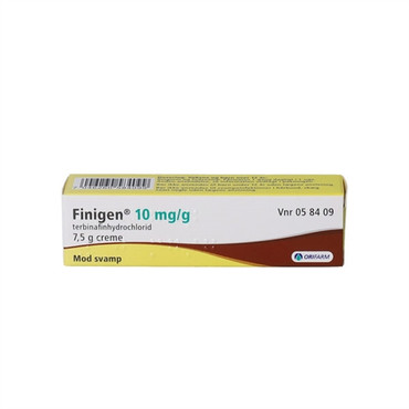 Finigen svamp 10 mg/g 7,5 g indeholder