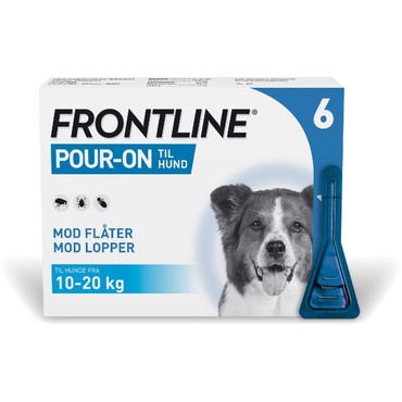 Frontline Pour-On Vet til hunde 10-20 kg lopper, og flåter