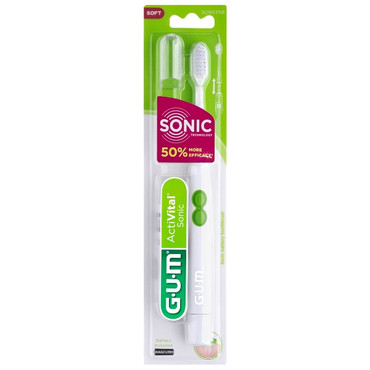 Gum Activital Sonic Tandbørste Hvid