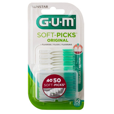 Gum Soft Picks Regular fleksible tandstikkere gummitip