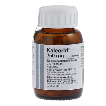Ciro Knoglemarv helt bestemt Kaleorid 750 mg depottabletter mod kaliummangel - 100 stk