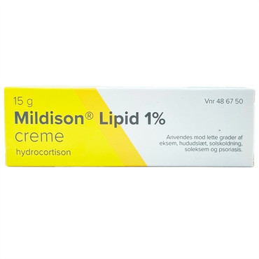 Mildison Lipid Creme mg/g 15 g kløe og eksem