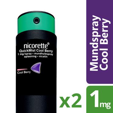 Nicorette Quick Cool Berry 1 mg