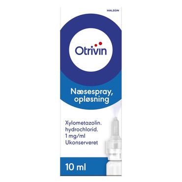 ur grim tæt Otrivin næsespray mod forkølelse - ukonserveret 10 ml.