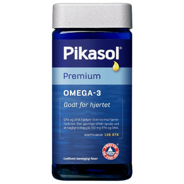 Pikasol Premium Omega-3 kapsler med fiskeolie | Køb online