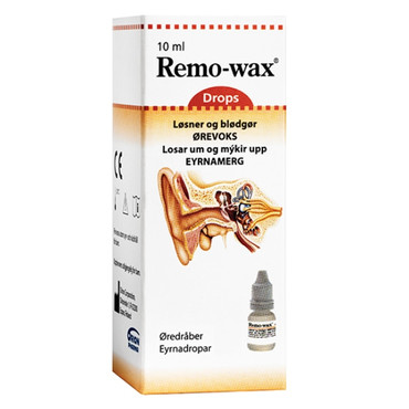 Remo-wax øredråber u/sprøjte
