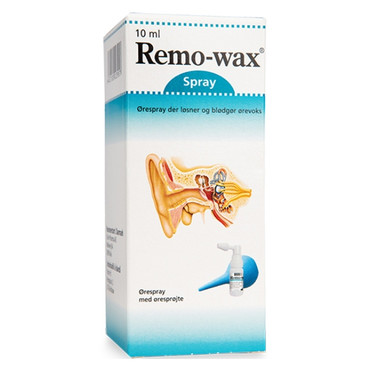 Remo-wax Ørespray med Øresprøjte