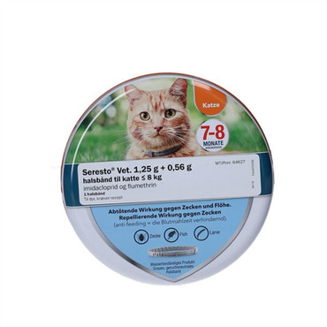 Suradam mangfoldighed kombination Seresto Vet. Halsbånd til Kat under 8 kg Paranova