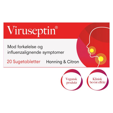 Viruseptin Sugetabletter Honey & Lemon